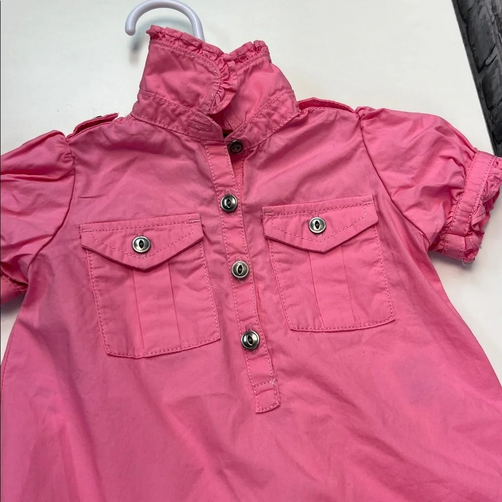 Girl's Ralph Lauren Vibrant‎ Pink Dress